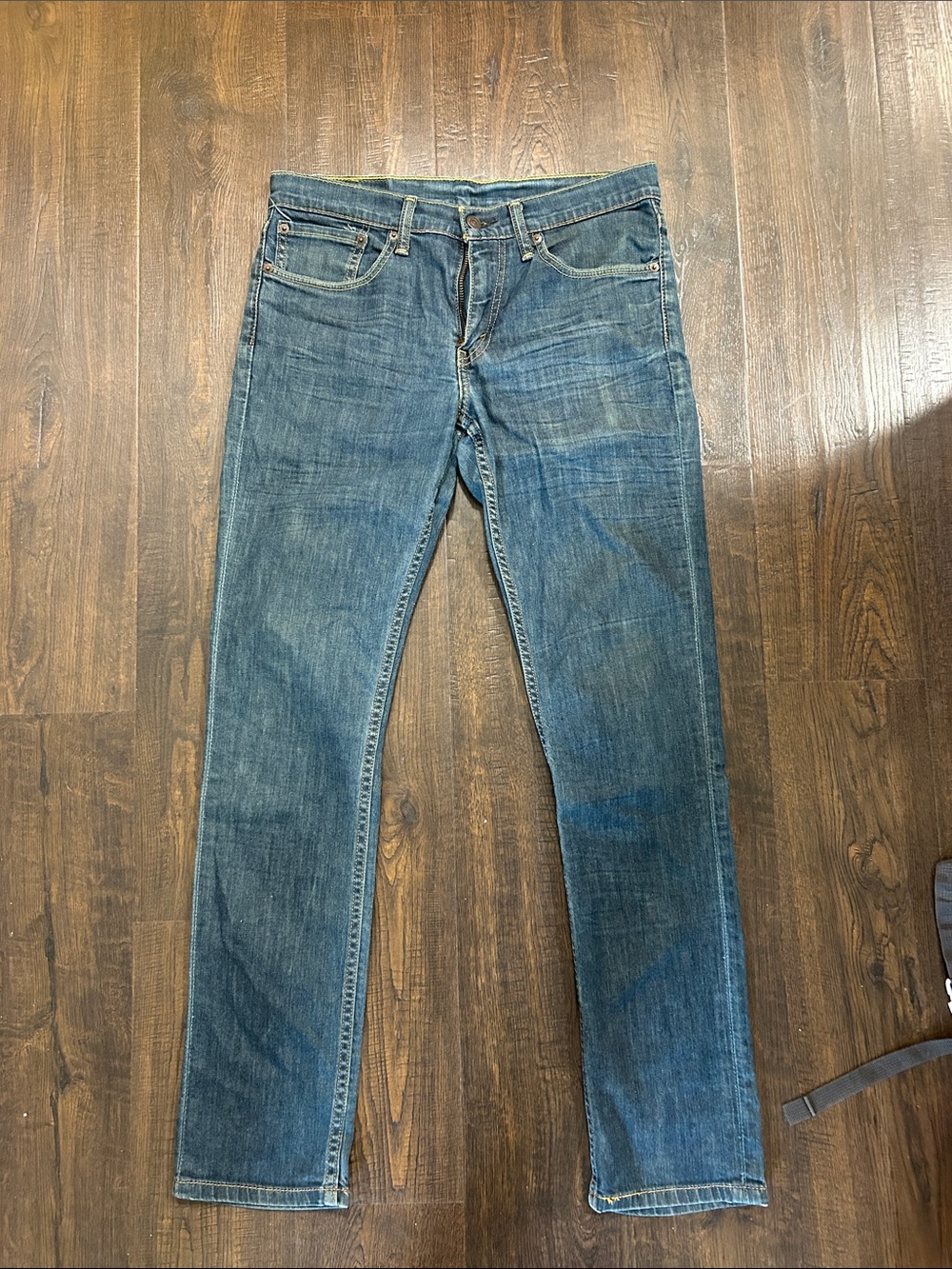 Levi's Straight Fit Blue Denim Jeans